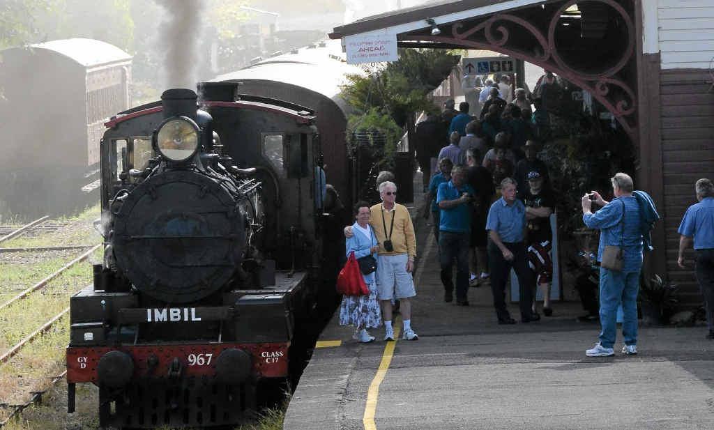 The Mary Valley Rattler at the Gympie Station. The Mary Valley Rattler at the Gympie Station.